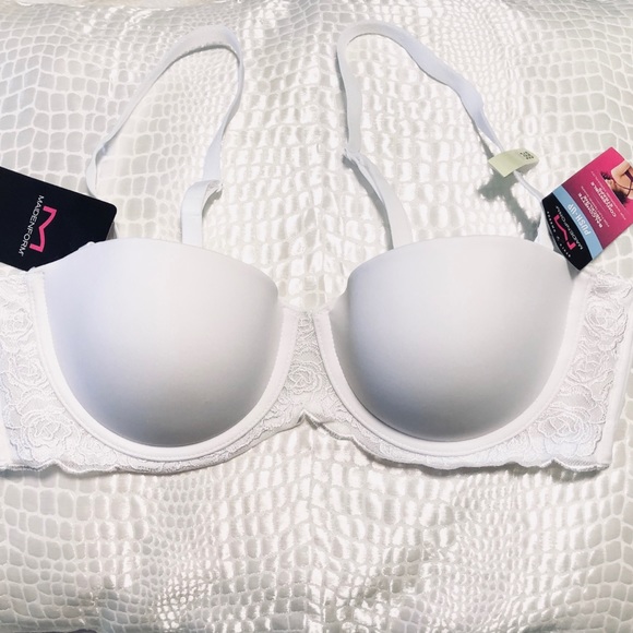 🆕Maidenform White Convertible Strapless Bra - Picture 9 of 10